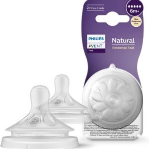 Lot de 2 Tétines 6m+ Natural Response Avent Philips