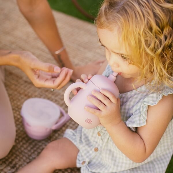 Tasse Anti Goutte + Paille En Silicone  Inter Baby – Image 2