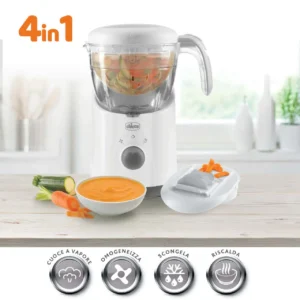 Robot Mixeur Et Cuiseur a Vapeur CHICCO Easy Meal