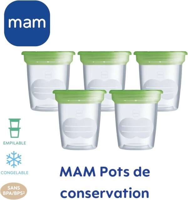 5 Pots De Conservation 120ml MAM – Image 2
