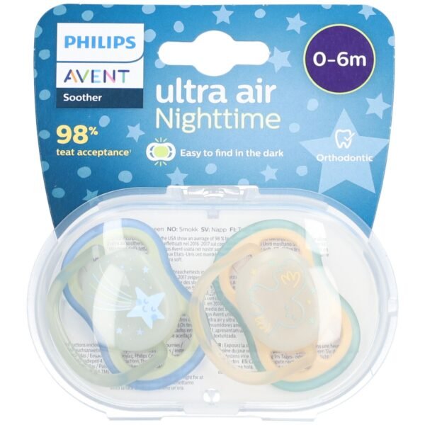 Sucette Ultra Air Nighttime 0-6m Philips Avent – Image 4