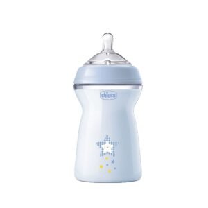 Biberon En Plastique Natural Feeling 330ml Chicco - Bleu