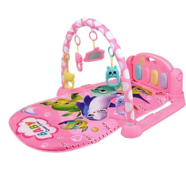Tapis d'éveil Piano à Pédales pour Bébé Avec arche jouet – Image 2