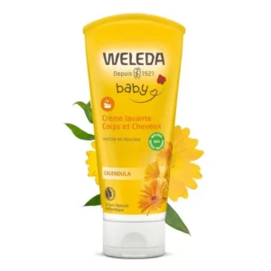 Crème Lavante Corps et Cheveux au Calendula Weleda