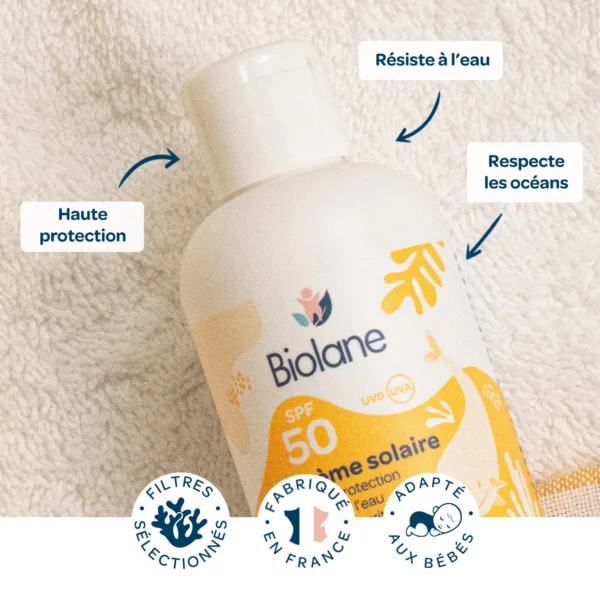 Crème Solaire Biolane SPF50 - 100ml – Image 2