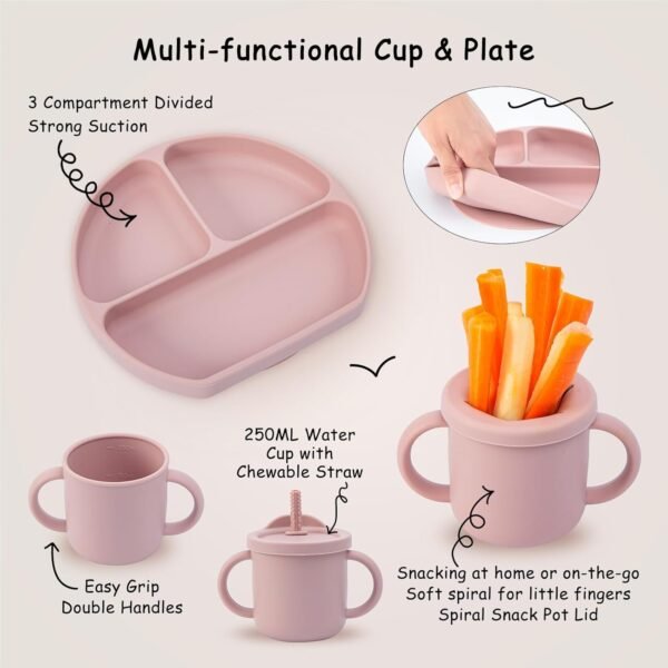 Kit Repas Bébé En Silicone – Image 3
