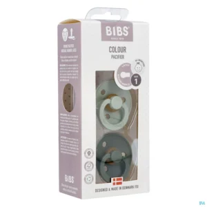 2 Sucette BIBS Size1 Ronds 0-6m